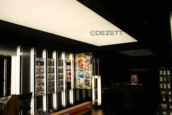 DEZETT Spanndecken & Lichtdecken - Lichtdecke im MAC Store - Frankfurt - Gallery 02